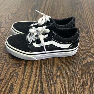 Little kids vans black size 13